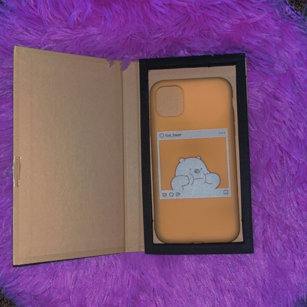 Yellow Ice Bear iPhone 11 Phone Case